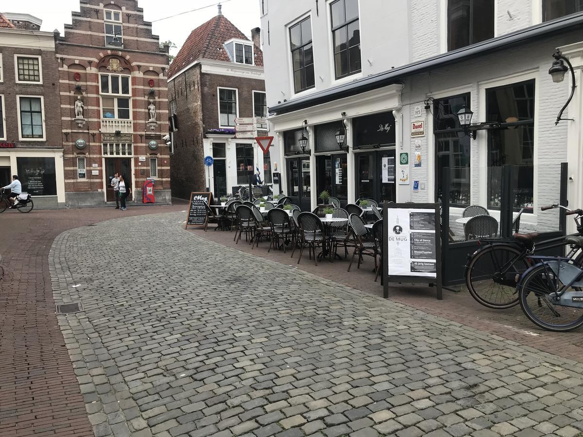 Cafe Restaurant Hotel De Mug Middelburg Exterior photo