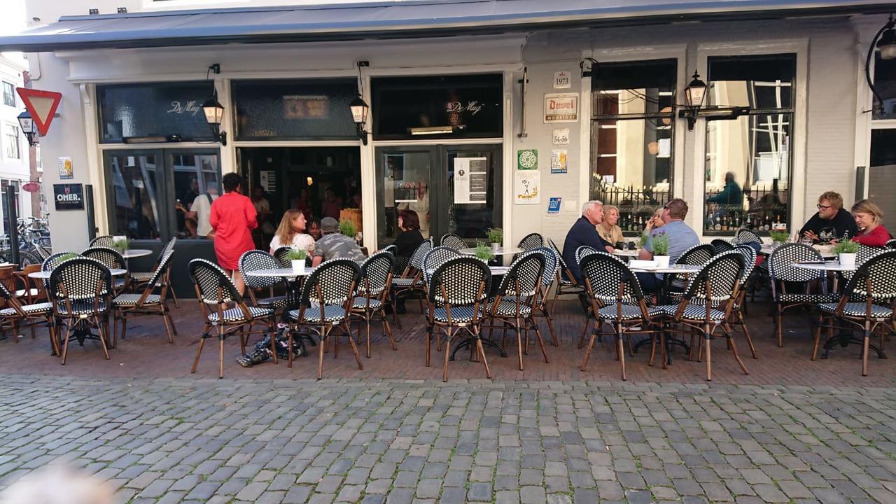 Cafe Restaurant Hotel De Mug Middelburg Exterior photo